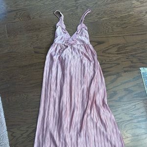 Lulus silk crochet dress